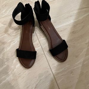 Suede Flat Heel Sandals